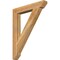 Ekena Millwork Traditional Slat Rough Sawn Bracket, Western Red Cedar, 4"W x 28"D x 36"H BKT04X28X36TRA06RWR - alternate 1